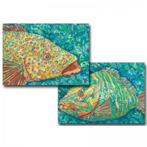 My Island Spotted Grouper  Striped Grouper Placemat MYLD1016